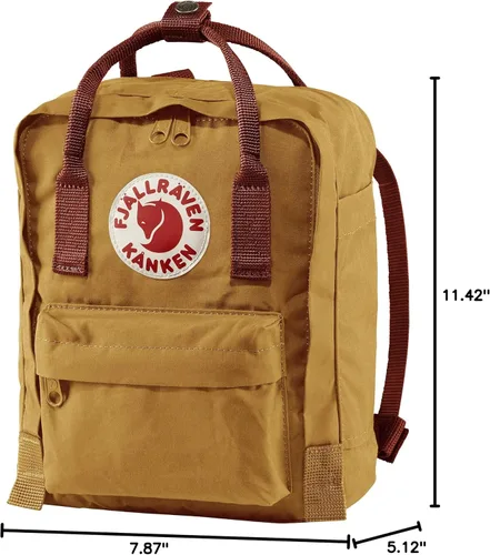 Vista 2 de Fjällräven Kånken Mini Bellota Rojo, Talla única