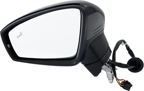 Vista 77 de Garage-Pro Espejo lateral del conductor para Volkswagen Beetle 1968-1977 Chrome Sedan