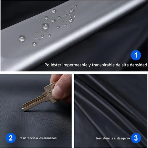 Vista 2 de GUNHYI - Cobertor impermeable para automóvil SUV, para todo tipo de clima, ajuste universal