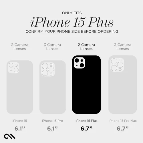 Vista 2 de Case-Mate Funda para iPhone 15 Plus - Flores con Gemas [Protección contra caídas de 12 pies] [Compatible con MagSafe] Cubierta magnética