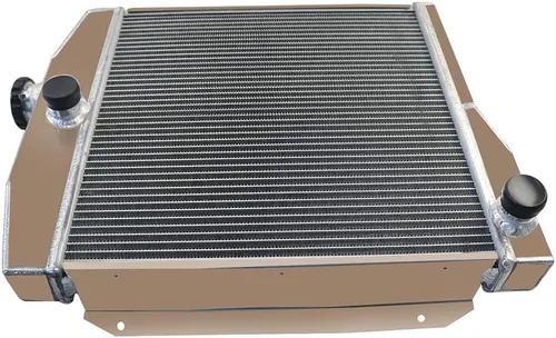Vista 7 de ALLOYWORKS Radiador de aluminio de 3 filas para Jeep CJ3 CJ5 CJ6 Willys 1955-1971 All Aluminum Radiator. Superior cooling performance. Long