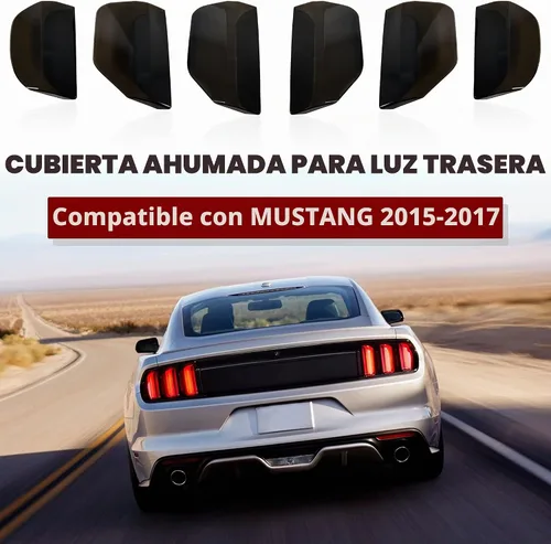 Vista 2 de Cubierta de luz trasera para Ford Mustang 2015-2017, cubiertas de lámpara de luz trasera, decoración para Ford Mustang accesorios 2015 2016 2017, 6