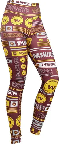 Vista 162 de Zubaz NFL Mallas para mujer de longitud completa de cintura alta básica 1.0