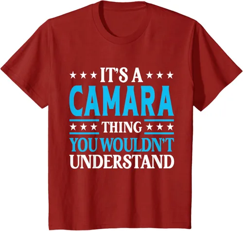 Vista 22 de It's A Camara Thing Surname Funny Family Last Name Camara T-Shirt