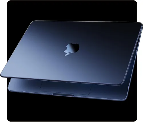Vista 13 de Soonjet Funda para MacBook Air de 13 pulgadas M5 M4 M3 M2 2026 2025-2022 Protección contra caídas Funda protectora transparente para laptop