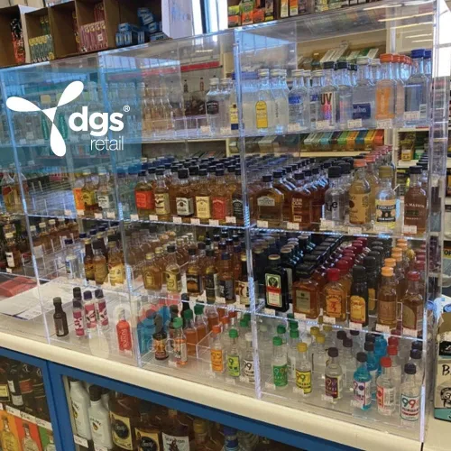 Vista 3 de Licorería, vitrina de acrílico, Mini botellas de licor de nipes, 36W