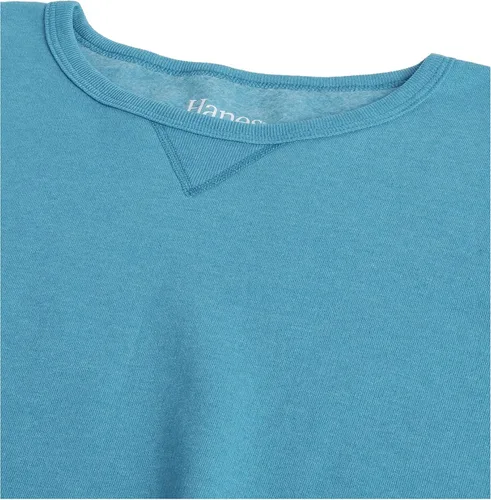 Vista 3 de Hanes - Sudadera EcoSmart con cuello redondo para mujer
