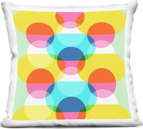 Vista 11 de Stupell Industries - Orange Coral Pattern Indoor Pillow, 18 x 18 - Made in USA - By Gail Fraser