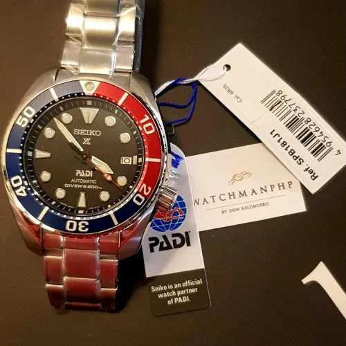 Vista 2 de PROSPEX Seiko PADI Edición Especial Buceador 656.2 ft Reloj automático de cristal de zafiro SPB181J1, Buzo