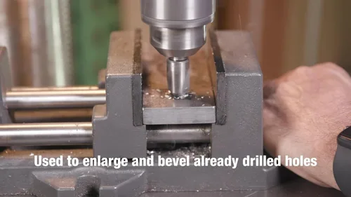 Vista 8 de Drill America - DEWSFC1/2-100 Broca de contrafresa de una sola flauta de acero de alta velocidad de 1/2"-100, serie Dew