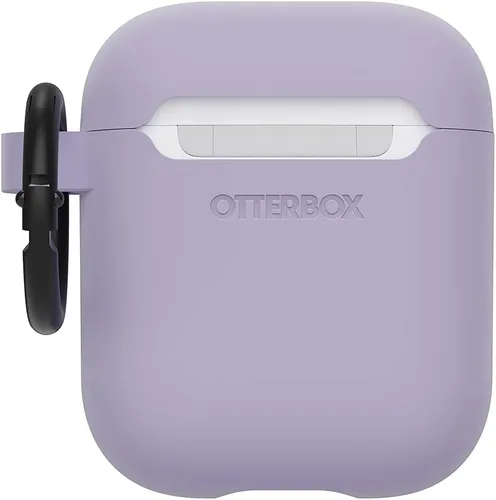 Vista 5 de OtterBox Funda suave al tacto para Apple AirPods (1ª y 2ª generación) - Elixir (morado claro)