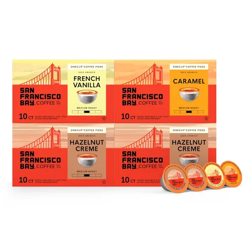 Vista 31 de SF Bay Coffee Organic Rainforest Blend, 12 unidades, Cápsulas de café compostables, tostado medio, compatible con K Cup incluyendo Keurig