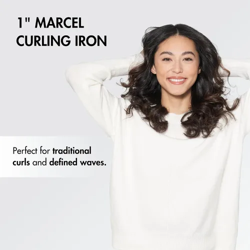 Vista 4 de BaBylissPRO Curling Iron Porcelain Ceramic Marcel Hair Curler for Smooth & Stylish Waves