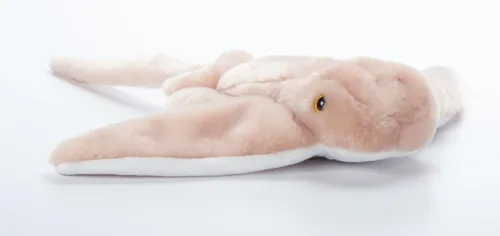 Vista 4 de The Petting Zoo Cownose Ray - Peluche de peluche, regalos para niños, animales salvajes del océano Onez, juguete de peluche de rayas de 15 pulgadas