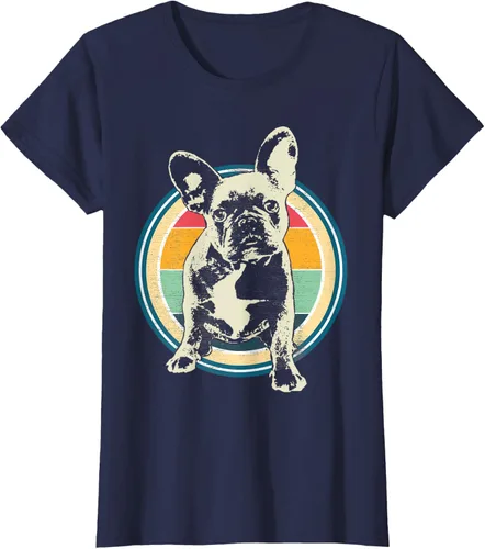 Vista 25 de Camiseta de raza de perro francesa Bulldog Frenchie, Negro, S