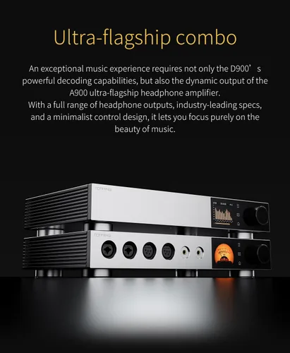 Vista 10 de TOPPING D900 DAC Ultra-Insigne con Arquitectura de 1-Bit PSRM Desarrollada Internamente, 140dB THD, Bluetooth LDAC, Afinación PEQ, Pantalla a Todo