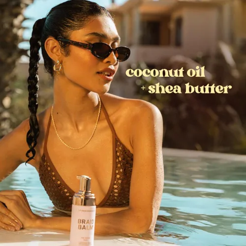 Vista 6 de The Beachwaver Co. Bálsamo para Trenzas Preparación Pre-Trenza - Tamaño Completo (4 Fl Oz) Espuma Imprimadora Domadora de Frizz Fortalece