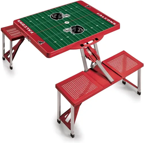 Vista 16 de Picnic TIME NFL Football Field Folding Picnic Table, Camping Table, Outdoor Table with Umbrella Hole