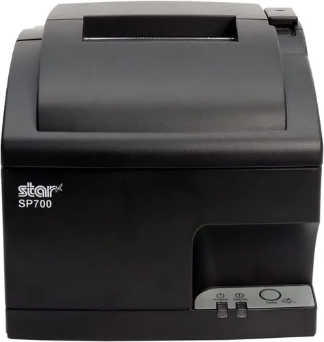 Vista 2 de Star Micronics SP742ME Impresora de recibos de cocina de impacto monocromático para pedidos de restaurantes, cupos y boletos, conectividad Ethernet