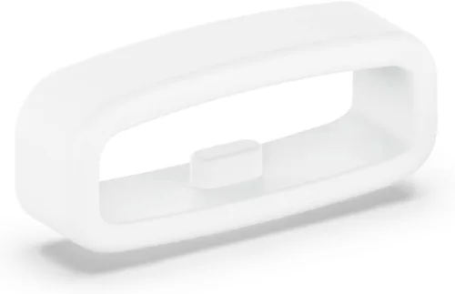 Vista 3 de Correa compatible con Fitbit Versa 4/Sense 2/Versa 3/Versa 2/Fitbit Versa/Versa Lite Smartwatch Band, banda de silicona suave, anillos de sujeción
