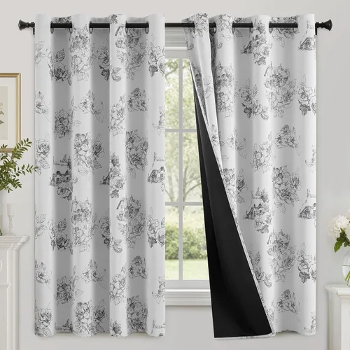 Vista 62 de SimpleHome - Cortinas opacas 100% para recámara, cortinas de ventana con ojales beige, con aislamiento térmico, cortinas de oscurecimiento