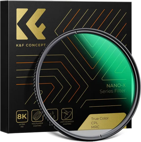 Vista 7 de K&F CONCEPT 37mm Filtro de Lente Polarizador Circular de Verdadero Color con 28 Capas Multi-Revestidas (Serie Nano-X)