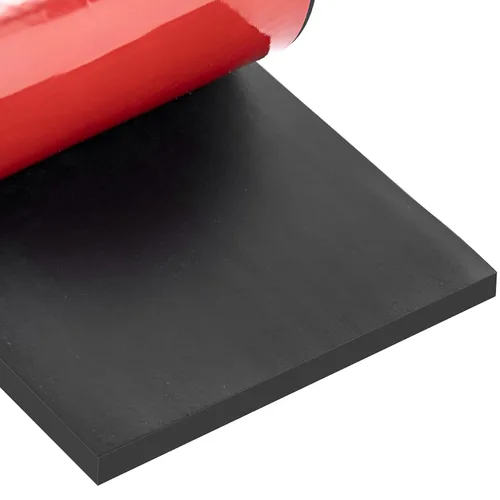 Vista 8 de Tiras de goma de neopreno con parte trasera adhesiva, junta autoadhesiva para acolchado de alfombrilla, 1 pulgada de ancho x 1/5 pulgadas de grosor