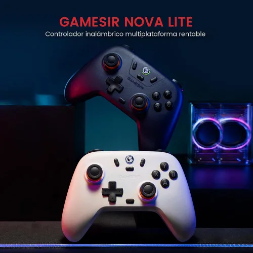 Vista 2 de GameSir Nova Lite - Controlador inalámbrico de 0.08 oz para PC con Windows, iPhone, Android, Switch y Steam Deck, controlador Bluetooth Gamepad