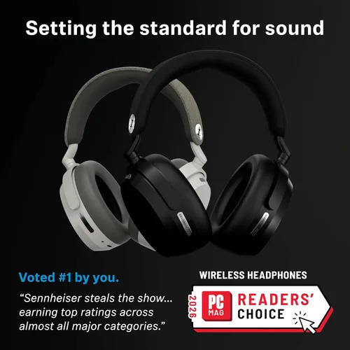 Vista 11 de Sennheiser Momentum 5 Auriculares inalámbricos, ANC, batería de 56 horas, color blanco