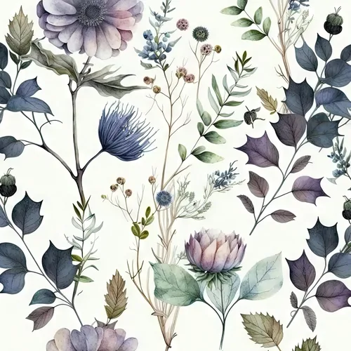Vista 8 de Booming Peony - Papel tapiz floral de peonía para despegar y pegar - Papel tapiz autoadhesivo removible de hojas azul/blanco - Mural decorativo