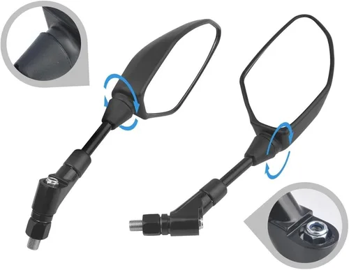 Vista 3 de Side Mirrors Rearview Motorcycle Mirror For Y-AMAHA FZ-8 2010 2011 2012 2013 2014 Accessories Side Mirrors
