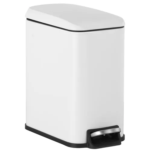 Vista 18 de Cubo de Basura con Pedal de Acero Inoxidable de 13 Galones Cubo de Basura de Metal con Tapa Cubos de Basura Grandes para Cocina, Baño, Baño, Oficina