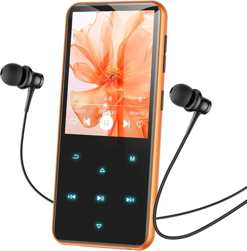 Vista 12 de AGPTEK Reproductor MP3 de 64 GB con Bluetooth, M3 Reproductor de música de 2.4 pulgadas con altavoz y radio FM, botones táctiles, soporta hasta 128