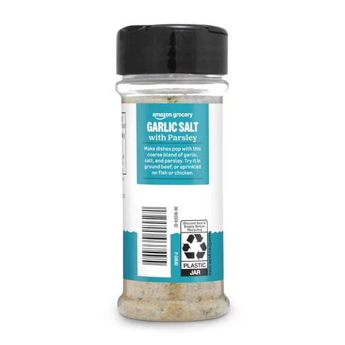 Vista 5 de Amazon Grocery, Sal de ajo con perejil, 6.4 Oz