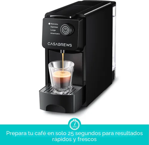 Vista 4 de CASABREWS CM7036E 20Bar Espresso Machine para cápsulas originales Nespresso