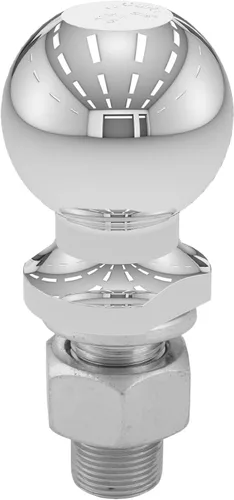 Vista 7 de CURT 40005 Bola de enganche cromada para remolque, 7,500 libras, diámetro de 2-5/16 pulgadas, vástago de 1 x 2-1/8 pulgadas
