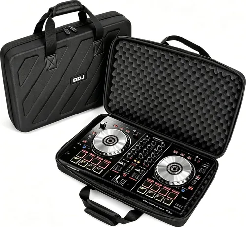 Vista 7 de BUBM Funda de viaje rígida de EVA compatible con el controlador Ableton Push 3, bolsa de almacenamiento protectora a prueba de golpes con correa