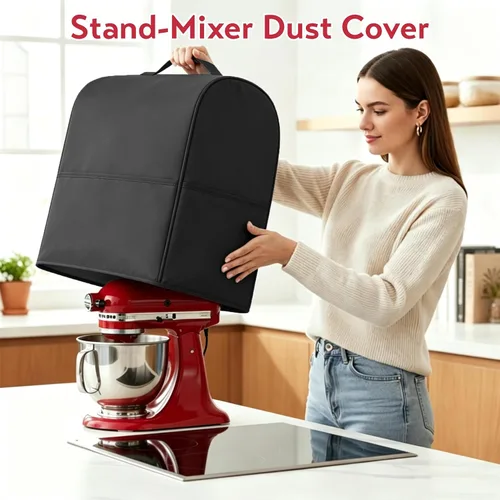 Vista 7 de Cubierta antipolvo para batidora de pie compatible con KitchenAid 6/7/8 Negro