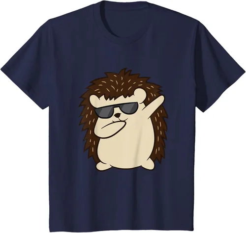Vista 81 de Dabbing Hedgehog Funny Hedgehog Camiseta S
