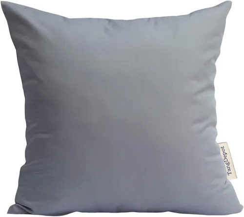 Vista 85 de TangDepot Fundas de almohada sólidas de seda sintética duradera, fundas de almohada cuadradas decorativas, fundas de almohada para interiores y Azul