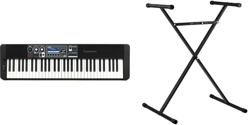 Vista 3 de Casio Paquete educativo CTS500 con soporte y software de instrucción eMedia, adaptador de CA y auriculares
