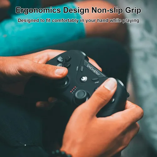 Vista 6 de DuLingKer PC Controller Wireless, PS3 Controllers PC Gamepad with Hall Effect Joysticks and Dual Vibration, 2.4G Wireless Gaming Controller for