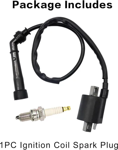 Vista 4 de FZJDSD 3YF823700000 1 bobina de encendido y bujía compatible con Yamaha Raptor 660R YFM660R Grizzly 660 Rhino 660 YFM660FA 2001-2008 Reemplazar
