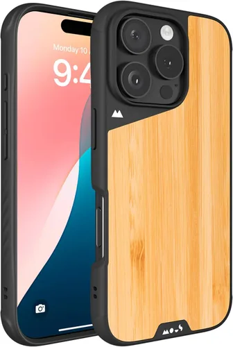 Vista 19 de Mous - Funda para iPhone 15 compatible con MagSafe Limitless 5.0, cuero negro, funda protectora para iPhone 15, funda para teléfono a prueba