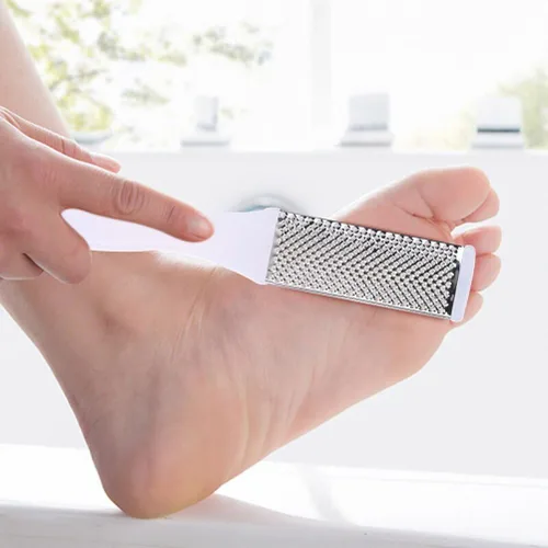 Vista 3 de rosenice Lima de pedicura de doble cara de 6.69 pulgadas portátil con malla y lados de papel de lija para eliminar callos y cuidado suave de la piel