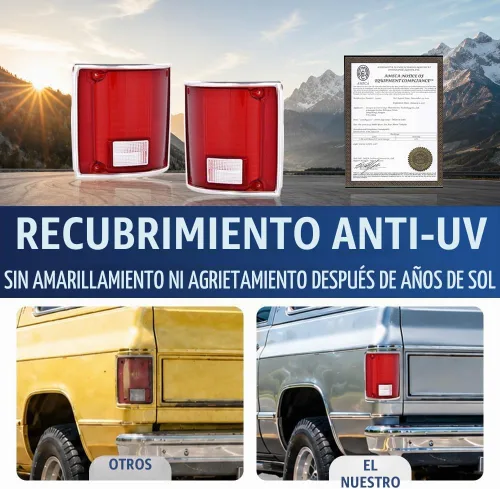 Vista 5 de Luz trasera PIT66 para Chevy C10 1975-1986 izquierda