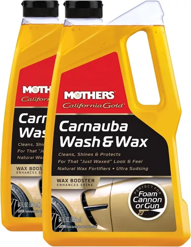 Vista 8 de Mothers California Gold Carnauba Wash & Wax, 16 onzas (05676)