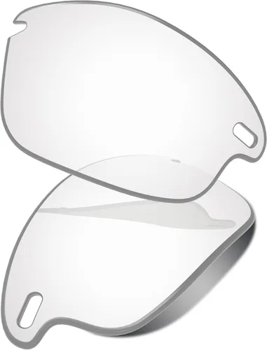 Vista 8 de Lenses Replacement for Oakley Fast Jacket OO9097 71mm Sunglass - Confirm Fit Scratch Resistant Abrigo de espejo negro polarizado