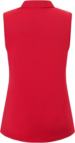 Vista 3 de Polo de golf sin mangas para mujer, camisetas deportivas ligeras para tenis