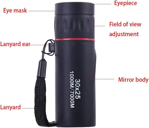 Vista 4 de Vctitil Mini bolsillo monocular alcance zoom telescopio práctico óptica alcance para acampar al aire libre senderismo viajes